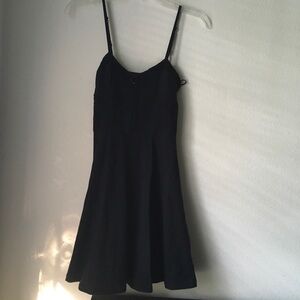Aeropostale thin Strap Skater Dress size small black